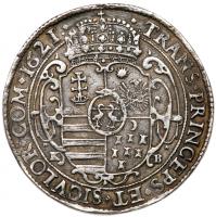 Gabriel Bethlen (1613-1629). Silver Taler/TallÃ©r, 1621 KB. KÃ¶rmÃ¶czbÃ¡nya/ Kremnitz. - 2