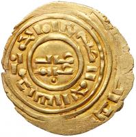 Crusaders, Kingdom of Jerusalem, third phase c. 1187-1260, anonymous Gold Bezant (3.44g) - 2