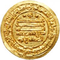 Ikhshid, Abu'l-Qasim Ununjur, AH 334-349/ CE 946-961, Gold Dinar (3.40g) - 2