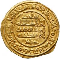 Muluk al-Tawa'if: 'Abbadid of Seville, al-Mu'tadid 'Abbad, AH 433-461/ CE 1042-1069, Gold Dinar (3.91gm) - 2