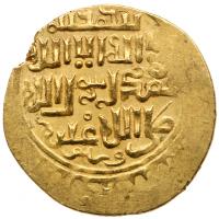 Ilkhanid. Gaykhatu (AH 690-694/1291-1295 AD). Gold Dinar, mint off flan AH 691, - 2