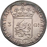 Utrecht. Silver 3 Gulden, 1793 - 2