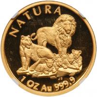 Natura Coinage. Gold Ounce, 1994 - 2