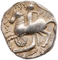 East Celts. Imitations of coins of Patraos. Silver Tetradrachm (11.57g), ca. 2nd Century BC - 2