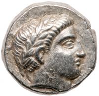 Paeonian Kingdom. Patraos. Silver Tetradrachm (12.89 g), 335-315 BC EF