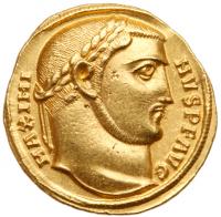 Maximinus II Daza, Gold Aureus (5.32g), AD 309-313 EF