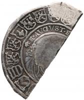 Jefimok Half Ruble, 1655. 15.29 gm. Counterstamped on a Saxon Taler, Dresden mint - 2