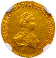 Rouble 1779. St. Petersburg. GOLD.