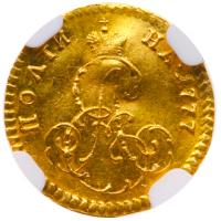 Poltina 1777. St. Petersburg. GOLD. - 2