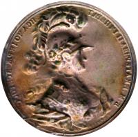 Obverse ClichÃ©. Silver. On Catherineâs Accession to the Throne, 1762. - 2