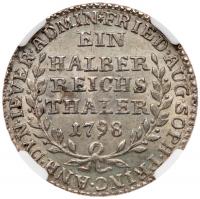 JEVER. Â½ Taler, 1798 - 2