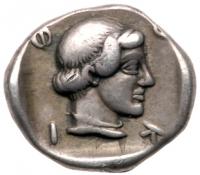 Phocis. Phocian League Federal Coinage. Silver Triobol (2.99 g), ca. 449-447 BC - 2