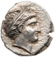 Paeonian Kingdom. Patraos. Silver Tetradrachm (12.64 g), 335-315 BC EF