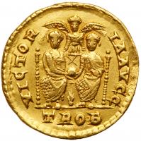 Magnus Maximus. Gold Solidus (4.29 g), AD 383-388 - 2