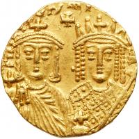 Constantine VI and Irene. Gold Solidus (4.41 g), 780-797