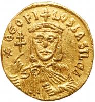 Theophilus. Gold Solidus (4.41 g), 829-842