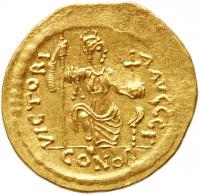 Justin II. Gold Solidus (4.44 g), 565-578 - 2