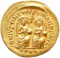 Justin I and Justinian I. Gold Solidus (4.47 g), 527