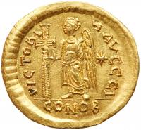 Anastasius I. Gold Solidus (4.35 g), 491-518 - 2