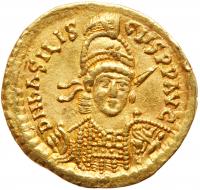 Basiliscus. Gold Solidus (4.49 g), AD 475-476