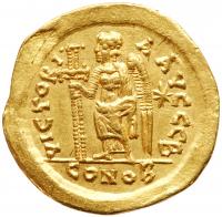 Leo I. Gold Solidus (4.48 g), AD 457-474 - 2