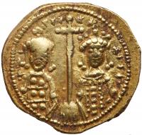 Romanus IV Diogenes and Eudocia. Gold Tetarteron Nomisma (4.03 g), 1068-1071 - 2