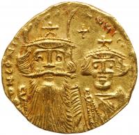 Constans II. Gold Solidus (4.40 g), 641-668