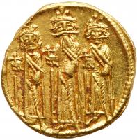 Heraclius. Gold Solidus (4.38 g), 610-641