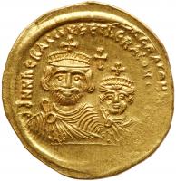 Heraclius. Gold Solidus (4.33 g), 610-641