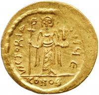 Phocas. Gold Solidus (4.45 g), 602-610 - 2