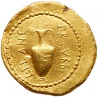 Julius Caesar. Gold Aureus (7.93 g), 46-45 BC - 2