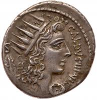 C. Coelius Caldus. Silver Denarius (3.82 g), 53 BC - 2