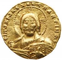 Constantine VII and Romanus II. Gold Solidus (4.40 g), 945-959