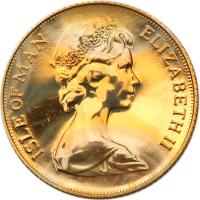 Isle of Man. Half Sovereign, 1984 Choice Brilliant Unc