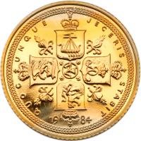 Isle of Man. Half Sovereign, 1984 Choice Brilliant Unc - 2