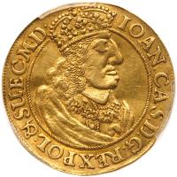 Poland: Danzig. Ducat, 1657-DL PCGS AU55