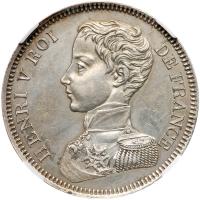 France. Silver Pattern 5 Francs, 1831 NGC MS60