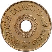 Palestine. 20 Mils, 1940 PCGS MS63