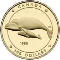 Canada. 100 Dollars, 1988 Choice Brilliant Proof - 2