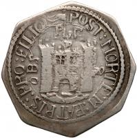 Great Britain. Pontefract Shilling, 1648 NGC EF40