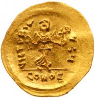 Phocas. Gold Semissis (2.18 g) 602-610 Mint State - 2