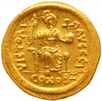 Justin II. Gold Solidus (4.46 g), 565-578 Mint State - 2