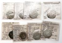 TABARISTAN - Abbasid Governors. 8-piece lot of Silver Hemidrachms, ca. 8th century