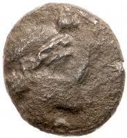 Philistia, Gaza. Silver Drachm (3.70 g), mid 5th century-333 BC Fine