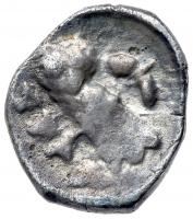 Judaea, Yehud (Judah). Silver Gerah (0.49 g), ca. 375-332 BCE VF - 2