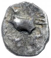 Judaea, Yehud (Judah). Hezekiah. Silver 1/2 Ma'ah Obol (0.36 g), ca. 333/2-302/1 BCE