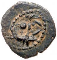 Judaea, Hasmonean Kingdom. John Hyrcanus II. Ã Prutah (1.79 g), 67 and 63-40 BCE - 2