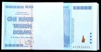 Zimbabwe, Reserve Bank. 2008 100 Trillion Dollars - Pack of 100 Notes