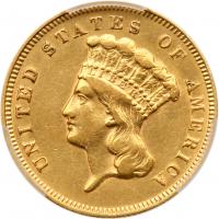 1878 $3 Gold