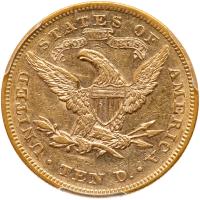 1868 $10 Liberty PCGS AU53 - 2